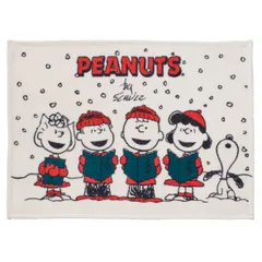 nishikawa【西川】 スヌーピー ひざ掛け 100X70cm 洗える 毛布 ブランケット あたたか 軽量 ホワイト FQ75185608 PN5655BD