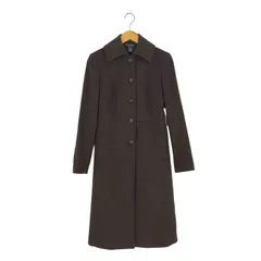 ブルックスブラザーズ BROOKS BROTHERS WOVEN IN ITALY メランジ ウールアルパカ ステンカラーコート レディース JPN：0 のサムネイル