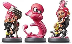 【中古】【非常に良い】【3体セット】　[タコガール/タコ/タコボーイ] (スプラトゥーンシリーズ) amiibo 　アミーボ　※個別の組み合わせです。トリプルセットではあり