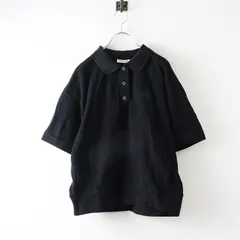 定価17600円 ラコステ LACOSTE ヘビーウェイト 鹿の子地 ポロシャツ 38 ブラック┃カノコ トップス ロゴワッペン【2400014707151】