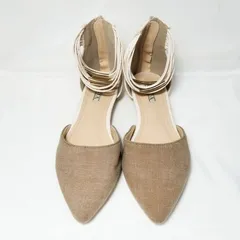 【異素材】Vivian アンクルストラップ サンダル パンプス