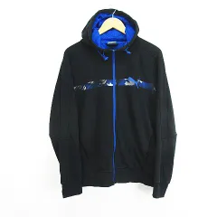 プーマ PUMA ジャケット スウェット 長袖 フード ジップアップ ロゴ M ブラック スポーツウェア ※EKM