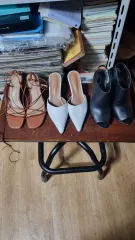 サンダル・ミュール・オープントゥ ヒール 3点 まとめ