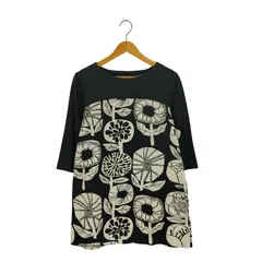 マリメッコ marimekko  花柄 七分袖 チュニックワンピース レディース  SMS