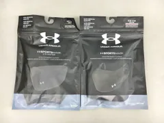 アンダーアーマー UNDER ARMOUR スポーツマスク 1369734 ブラック 1368010 パープル メンズ 2点まとめ売り サイズS/M 未開封 2512LS018