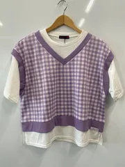ピ260⚫︎love toxic⚫︎ラブトキシック⚫︎トップス⚫︎Tシャツ⚫︎重ね着風⚫︎size160⚫︎チェック⚫︎新品未使用