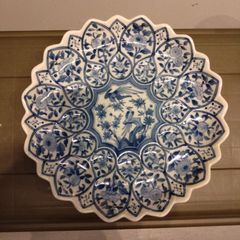 庫山窯 ◇ 前畑陶器 色絵染付捻祥瑞 緑華 大盛鉢30cm - メルカリ