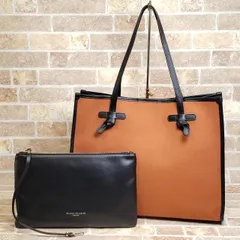 美品 ジャンニキャリーニ ☆ マルチェッラ M トートバッグ バックインバック付 A4OK ブラウン系  イタリア製 コットンバッグ MARCELLA  GIANNI CHIARINI