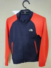 ザノースフェイス ネイビー/オレンジ ジップアップ 130