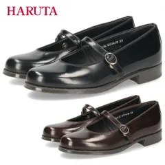 HARUTA ハルタ ワンストラップシューズ 靴 レディース パンプス ストラップ 太ヒール 歩きやすい 本革 日本製 黒 茶 ブラック ダークブラウン SF341B