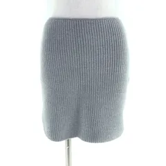 未使用品★LOUIS VUITTON ルイヴィトン 24AW レザーロゴパッチ付 サイドZIP 台形 ニットスカート グレー XS 伊製 正規品 レディース 未使用品☆LOUIS VUITTON ルイヴィトン 24AW レザーロゴパッチ付