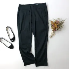 JOURNAL STANDARD LUXE ジャーナルスタンダードラックス コットン 綿 混 パンツ テーラード 日本製 L 黒 ブラック(102K＋7356)26H