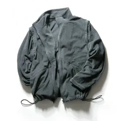 【新品】 BEAMS LIGHTS × POLARTEC ／ ビームスライツ × ポーラテック　1440 ベストにもなる 世界一暖かい マイクロフリース フルジップ ブルゾン 2WAY アウター グレー ｜ 秋冬