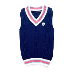 サイズ：M CALLAWAY キャロウェイ  Vネック ニットベスト  ネイビー系 [240101576369] ゴルフウェア レディース ストスト