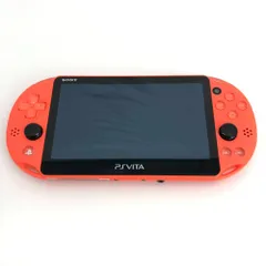 05w17449T 【美品 PS VITA】PlayStation VITA 本体のみ PCH-2000 ネオンオレンジ ＊動作確認/初期化済み＊ 【中古品】