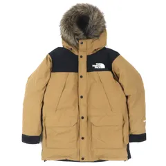極美品△THE NORTH FACE ザ・ノースフェイス ND91935 Mountain Down Coat マウンテンダウンコート ダウンジャケット ゴアテックス エコファー・フード付き ユーティリティブラウン M 正規品 メンズ 大人気 オススメ◎