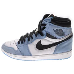 NIKE (ナイキ) AIR JORDAN 1 University Blue エアジョーダン 1 ユニバーシティブルー ホワイト ハイカットスニーカー US11/29cm 555088-134