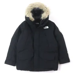 極美品▼THE NORTH FACE ザ・ノースフェイス ND92342 ANTARCTICA PARKA アンタークティカ パーカ GORE-TEX ゴアテックス フード・ファー・ワッペン付き ロゴ刺繍 ダウンジャケット ブラック L 正規品 メンズ
