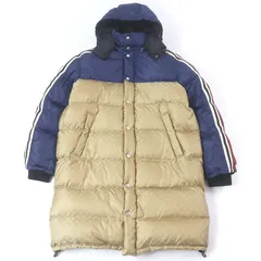 極美品□GUCCI グッチ 603569 GGロゴ総柄 サイドライン フーデッド ベンチコート ダウンコート ブラック 50 イタリア製 正規品 メンズ 2026年最新】gucci ダウンジャケットの人気アイテム - メルカリ