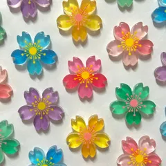 1個 20円 花 6個セット 【番号指定・個数変更可能】ホイップ ホイップデコ ハンドメイド デコパーツ 資材 ゆめかわ