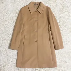 【美品】イネド　INED  アンゴラ69%  ANGORA 11号　ベージュ　綺麗め　上品　お仕事　日本製のサムネイル