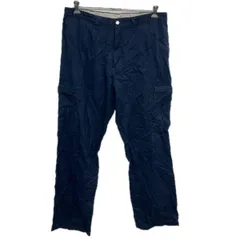 Dickies ワークパンツ W38 ネイビー ディッキーズ ジップアップ ワーク カーゴパンツ 無地 ビッグサイズ 2512-235