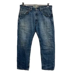 メキシコ製 Levi's 505 デニムパンツ W34 ブルー リーバイス ジップアップ アメカジ ジーンズ デニム コットン 2512-271
