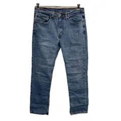 Levi's 514 デニムパンツ W34 ブルー リーバイス ジップアップ アメカジ ジーンズ デニム コットン 2512-272