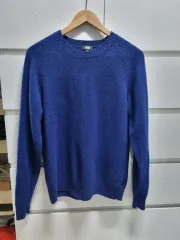 UNIQLO ユニクロ ネイビー ラウンドネック ニット サイズ L 100