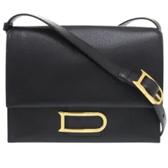 新品同様 デルボー レオンス AA0634BOB099ZDG レザー ブラック ハンドバッグ 黒 1838 DELVAUX