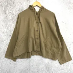 Samansa Mos2 サマンサモスモス フード付き オーバーサイズ ジャケット  ベージュ Fサイズ ◇〇
