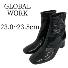 訳あり GLOBAL WORK 黒 その他ブーツ 23.0~23.5cm