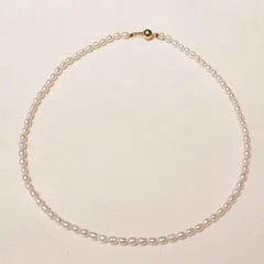 14K ベビーパール 淡水 ネックレス/25-211M