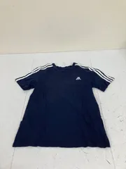 送料無料★adidas アディダス★半袖Tシャツ　トップス★キッズ　子供 160 ネイビー#71209sau