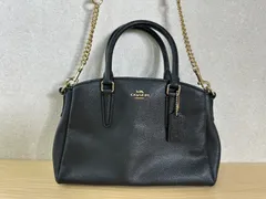 COACH コーチ ショルダー＆ハンドバッグ トートバッグ ブラック レザー