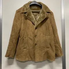 EF1209-4-2 BAFFY ムートン風スエードコート Lサイズ 冬用アウター