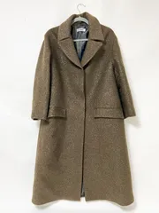 ジルサンダー Jil sander ブラウン チェスターコート ロング丈 JIL SANDER - JILSANDER ジルサンダー レディース ロングコート ラメ
