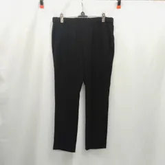 UnitedArrowsGreenlabelRelaxing　ユナイテッドアローズグリーンレーベルリラクシング　スソワイドダブルテーパードワイドパンツ　黒　36　□○