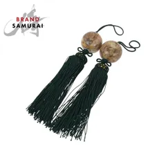 美品 ブラウン グリーン オニキス 風鎮 装飾品 レディース 505850【中古】