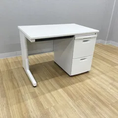 イトーキ 片袖デスク CZ 奥行630mm 幅1000 オフィスデスク ホワイトW