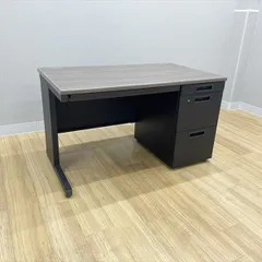 コクヨ 片袖デスク インベント 幅1200 オフィスデスク アッシュブラウン