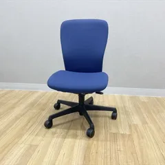 オカムラ リーフレクチェア ハイバック オフィスチェア 肘無 ミディアムブルー