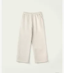 トゥーアベ ワッフル フリース スウェットパンツ オートミール