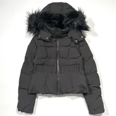 GYDA ジェイダ ダウンジャケット ショートダウン ファー 072360083601-01 ブラック FREE フリー