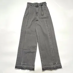 【新品タグ付】DIESEL ディーゼルデニムワイドパンツ ヴィンテージ加工 グレー 24DIESE