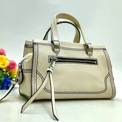 マークジェイコブス ハンド ミニバッグ 革 白 フォーマル 旅行 FZ73