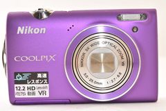 Nikon COOLPIX S3500 パープル コンパクトデジタルカメラ - メルカリ