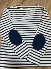 SAINT JAMES セントジェームス ストライプ L エル 長袖Tシャツ