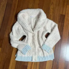 日本ブランド 뽀용 ピンク アンゴラ ニット カーディガン リズリサ 姫ギャル 五月 ヴィンテージ