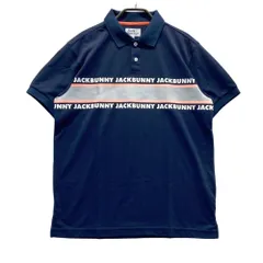 サイズ：4 JACK BUNNY ジャックバニー  半袖ポロシャツ  ネイビー系 [240101572377] ゴルフウェア メンズ ストスト
